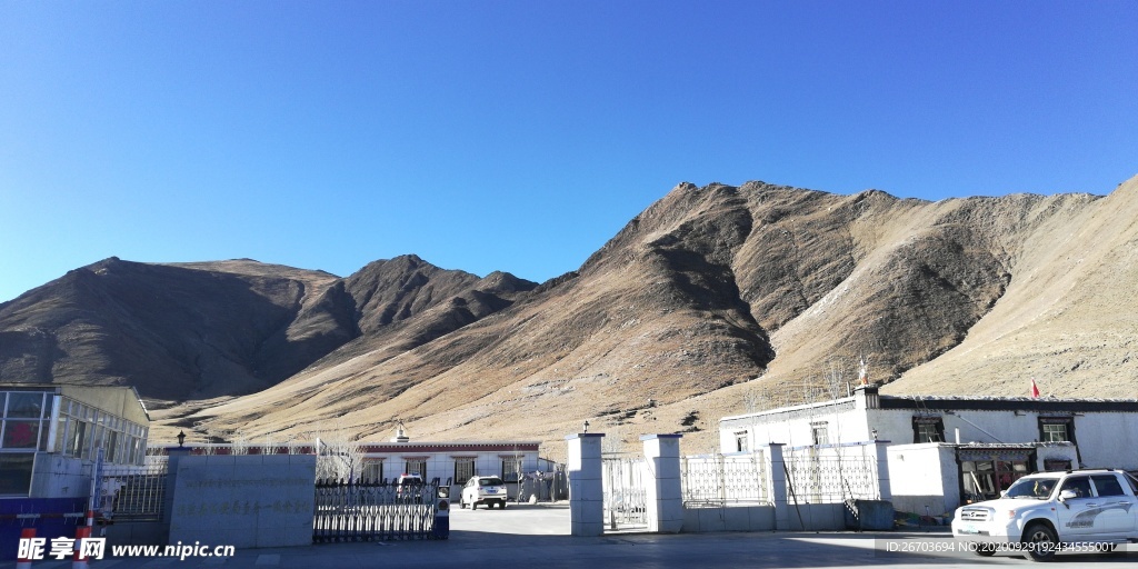 山村房屋建筑风景