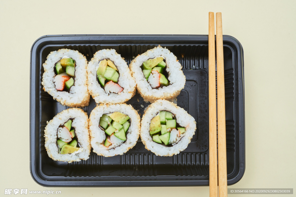 寿司美食日式料理背景海报素材
