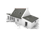 建筑房屋设计模型简易图