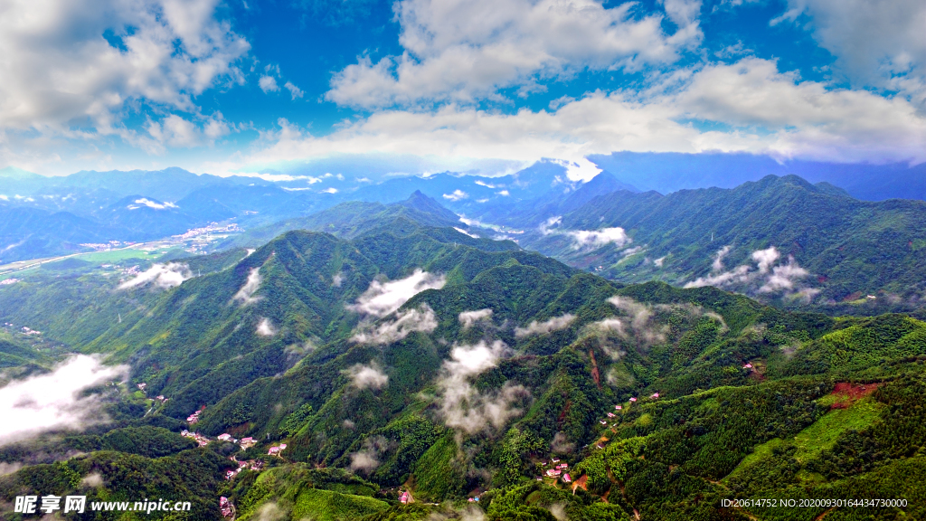 壮丽的大山风景
