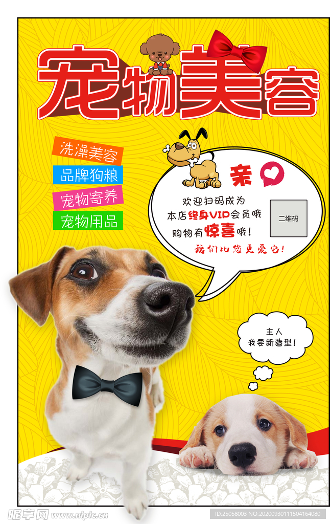 宠物美容海报
