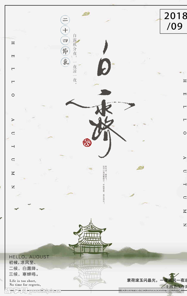 白露海报