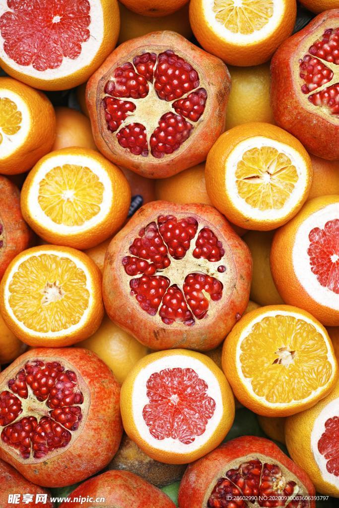 水果橙子高清摄影图