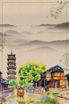 中国风背景