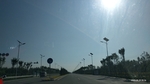 蓝天 白云 道路 公路 隔离带