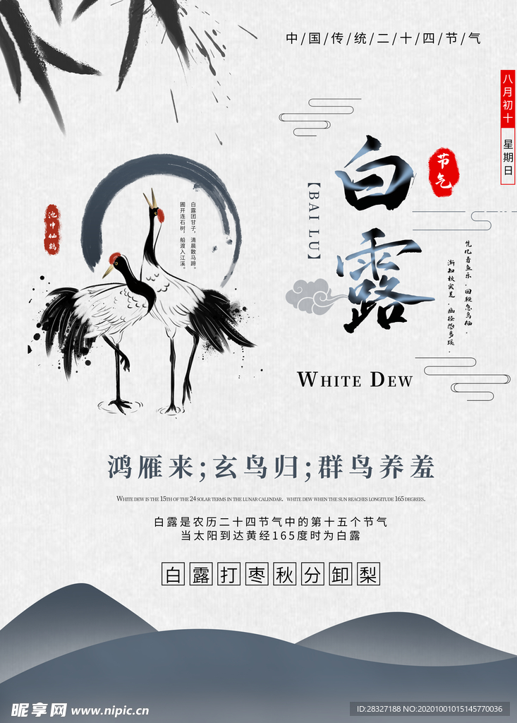 白露海报