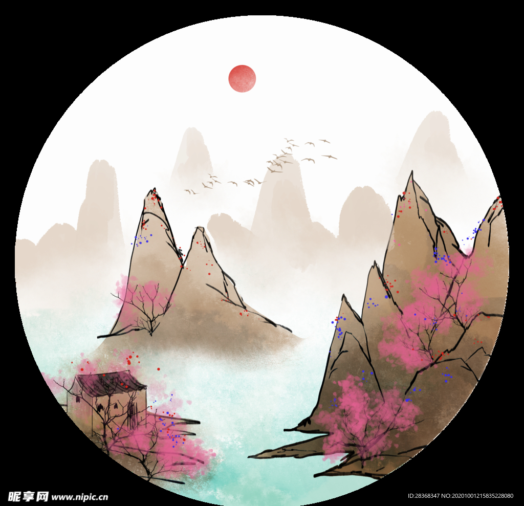 水墨山水