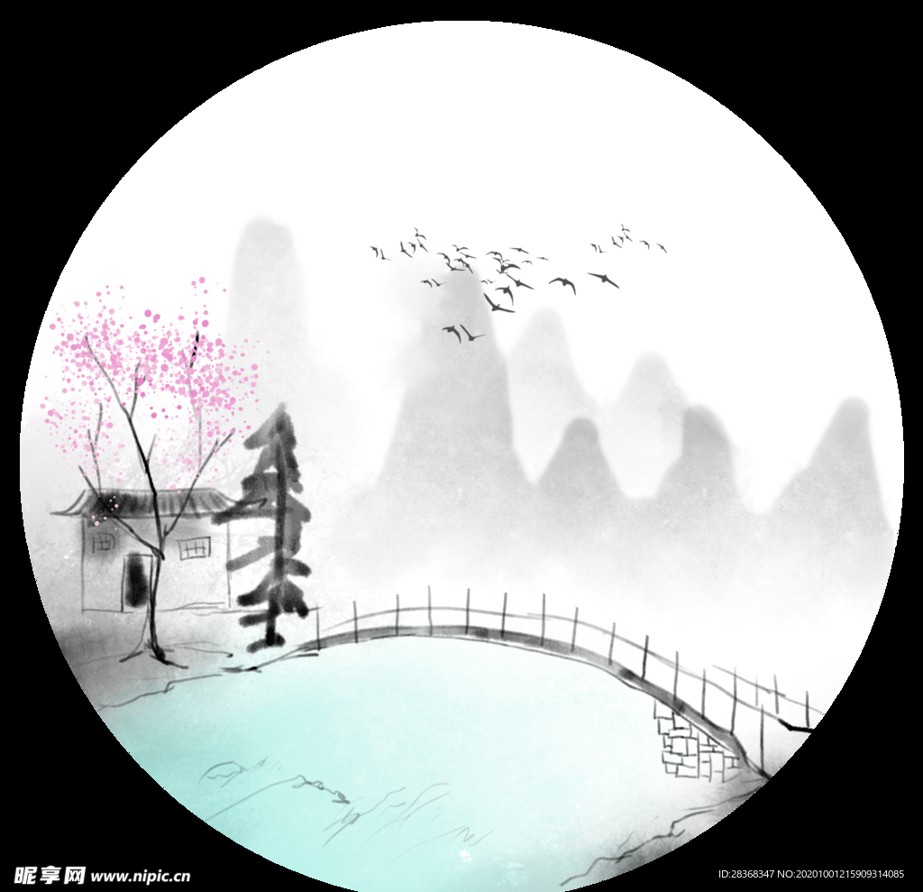 水墨山水