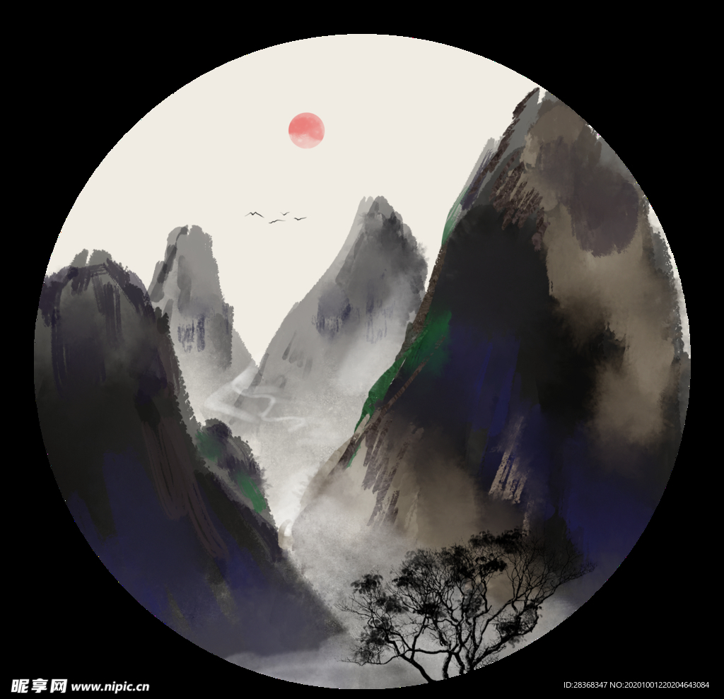 水墨山水