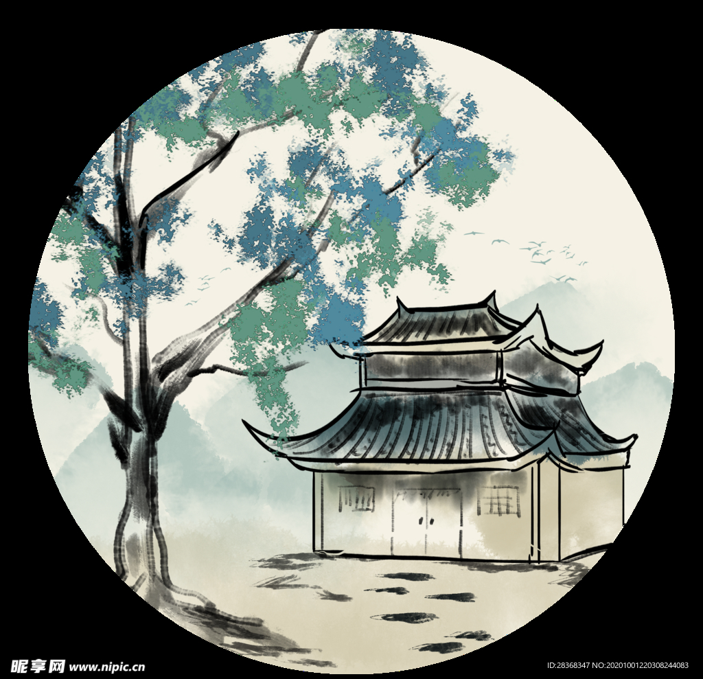 水墨山水