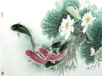 六条鲤鱼图