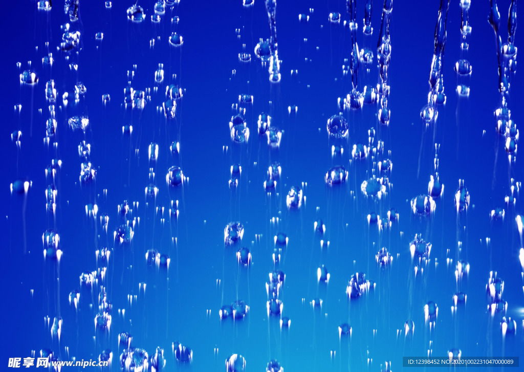 韵动的水纹水滴背景