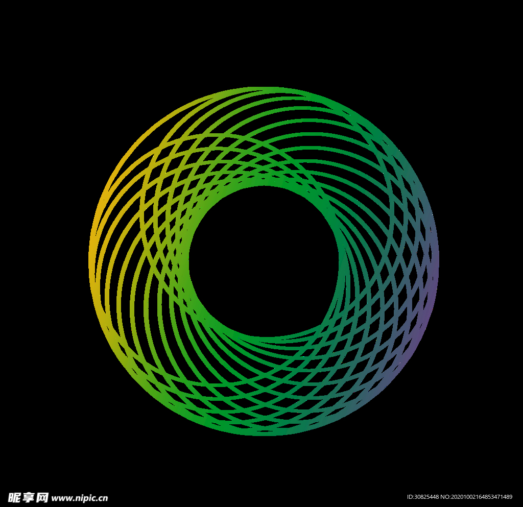 炫彩科技圆圈元素