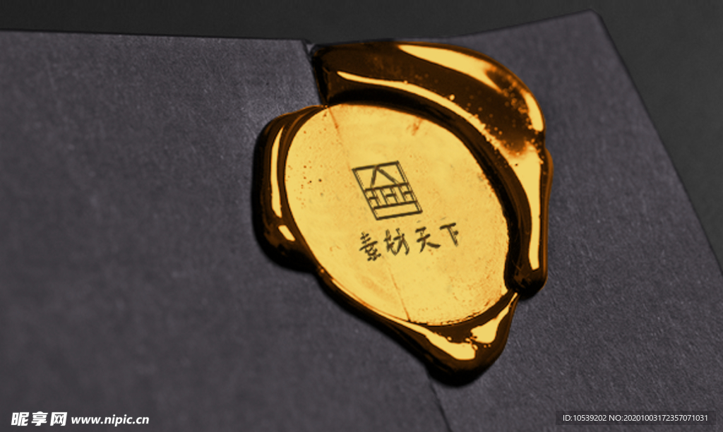 烫金LOGO设计样机