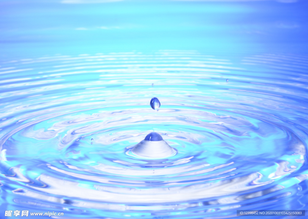 水珠水纹波纹摄影