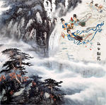 仙女散花
