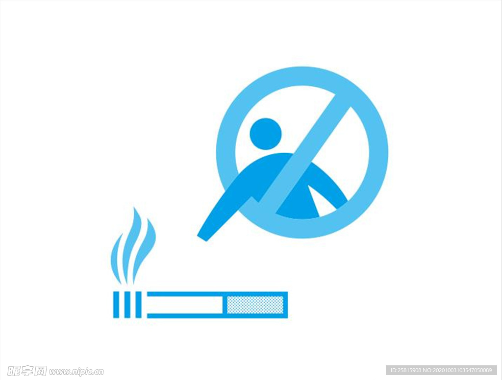 禁止丢弃烟头