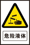 危险液体提示牌