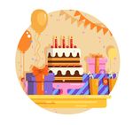 生日派对礼物桌