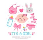 可爱女婴用品