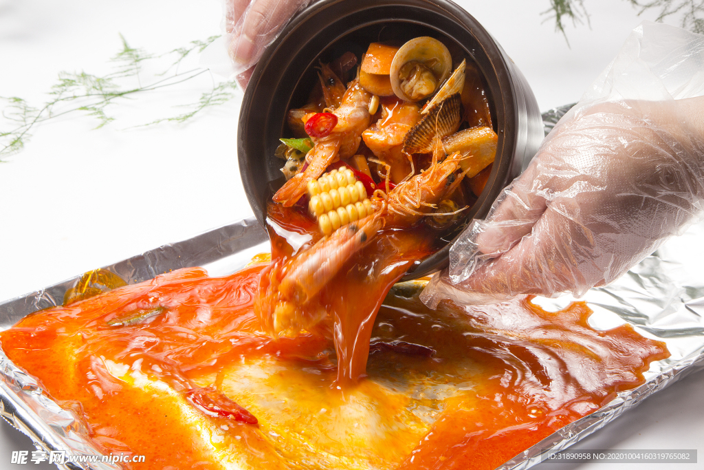 海鲜 餐厅 瓦罐 套餐 龙虾