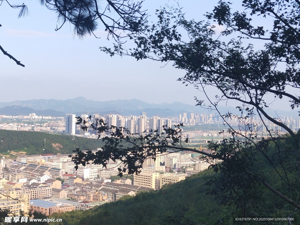 山野 鸟瞰图 城市