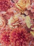 花丛 花朵 假花 塑料花 红色
