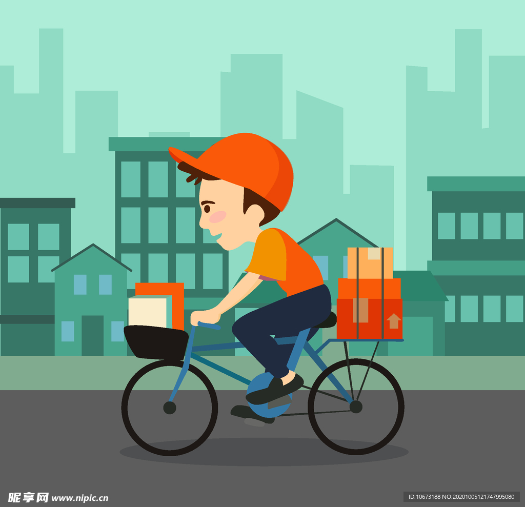 骑自行车