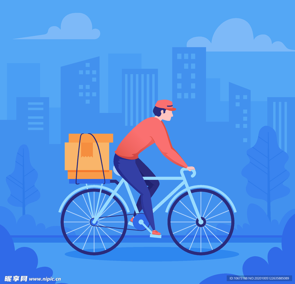 骑自行车