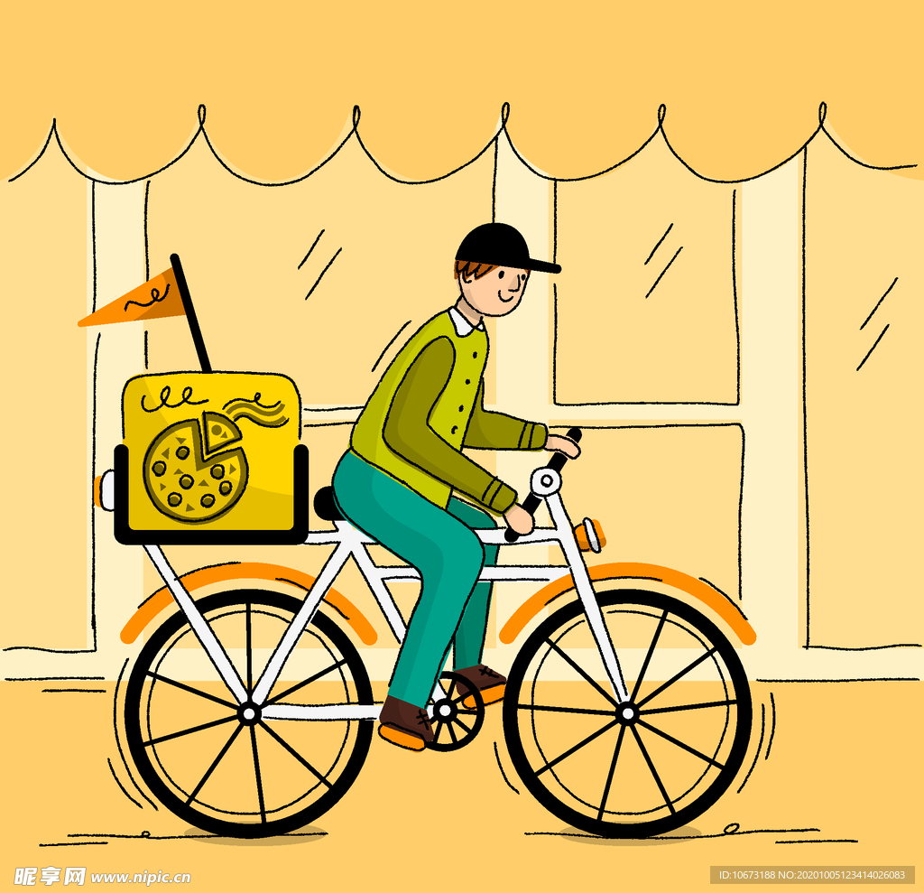 骑自行车