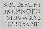 灯泡字母数字