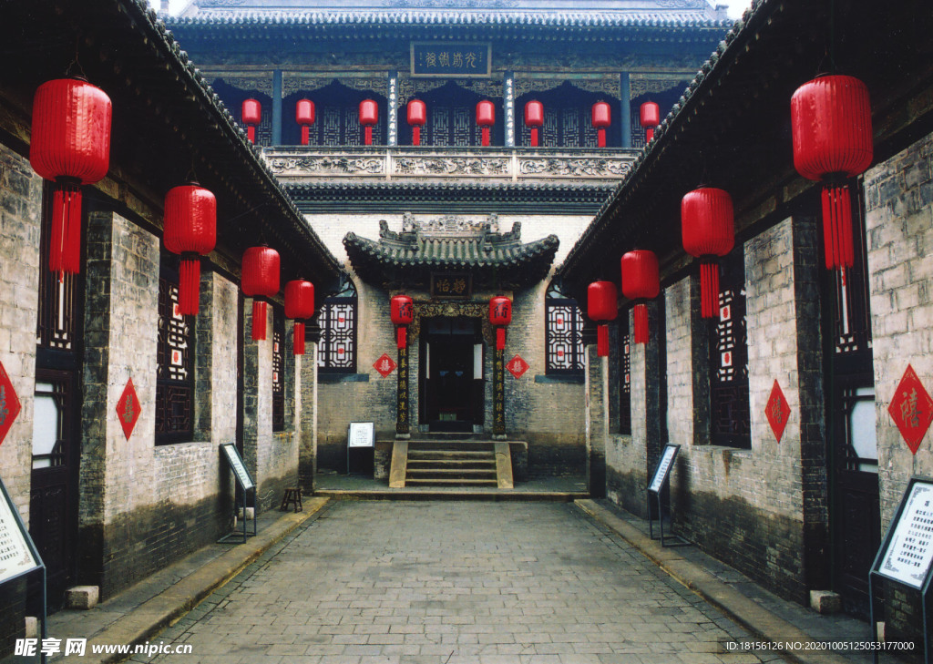 5A景区乔家大院明楼院