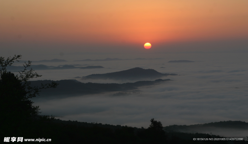 介休绵山云海和日出