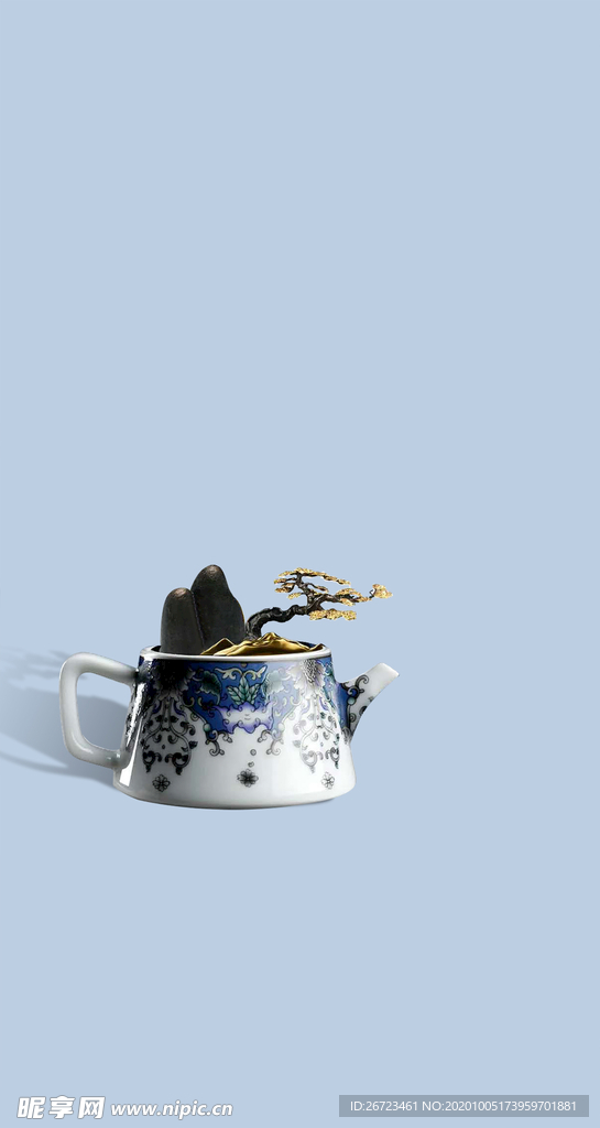 创意茶壶素材