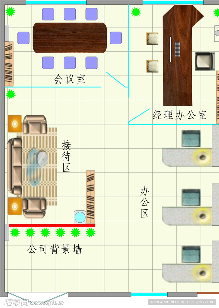 办公室平面图