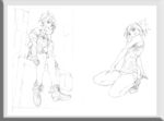 唯美线条男女 素描素材 漫画人