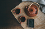 茶壶茶具茶艺背景海报素材