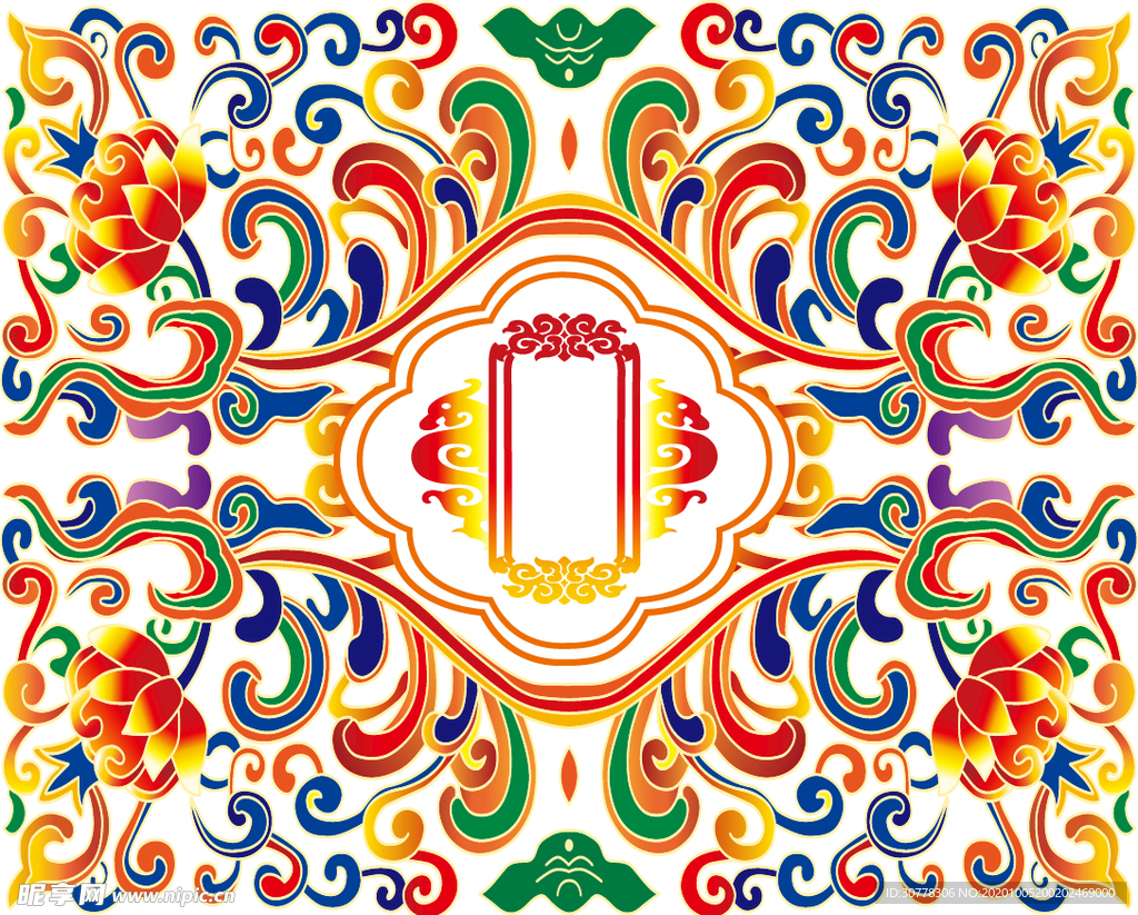 欧式花纹