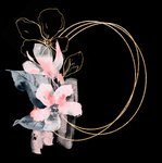 水彩淡色植物花朵