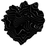 抽象液态质感立体图案