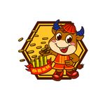 春节动漫牛形象