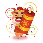 春节动漫牛形象