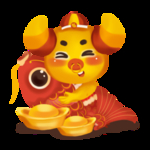 春节动漫牛形象