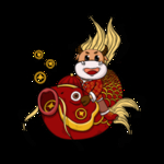 春节动漫牛形象
