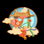 春节动漫牛形象