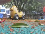 地上桂花  成片桂花 玩具车