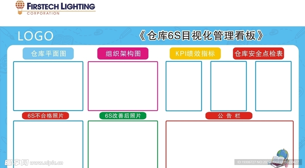 6S管理看板宣传栏