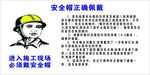 进入施工现场必须戴安全帽