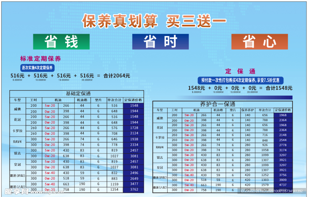 保养真划算