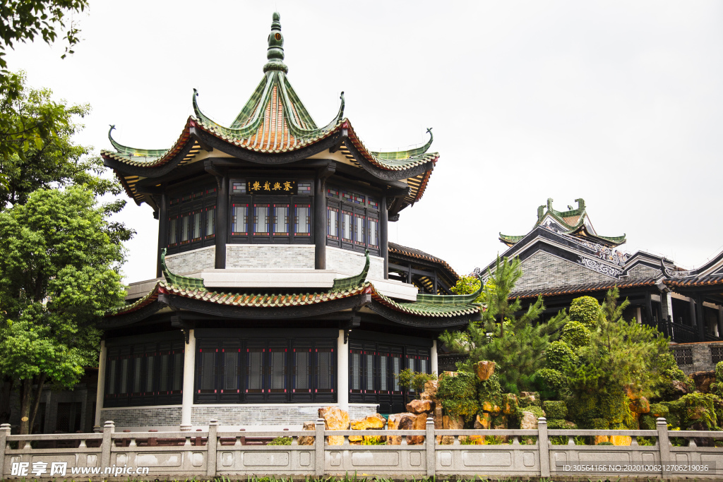 复古建筑户外旅游旅行背景素材